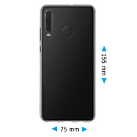 PhoneNatic Case kompatibel mit Huawei P30 Lite / P30 lite New Edition - transparent- Crystal Clear Silikon Hülle matt Cover