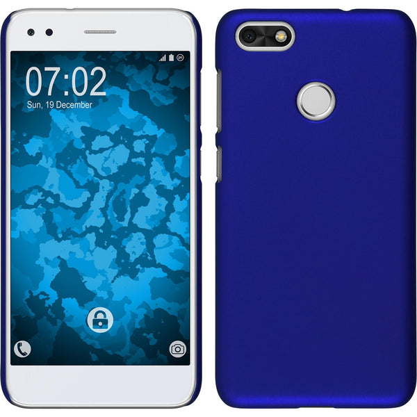 Hardcase für Huawei P9 Lite Mini gummiert blau