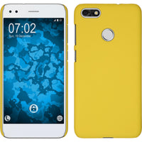 Hardcase für Huawei P9 Lite Mini gummiert gelb