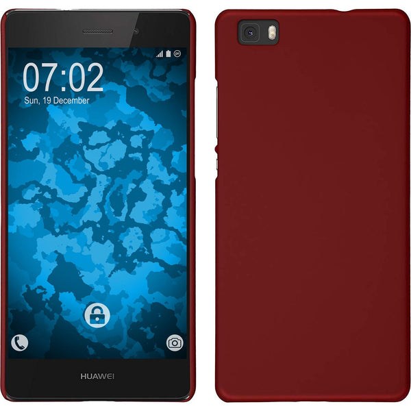 Hardcase für Huawei P8 Lite 2015 (1.Gen.) gummiert rot