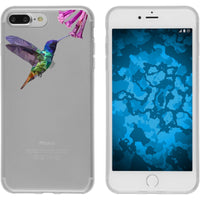 iPhone 8 Plus Silikon-Hülle Vektor Tiere M3 Case