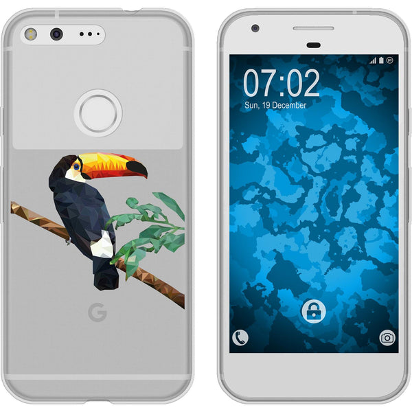 Pixel XL Silikon-Hülle Vektor Tiere M5 Case
