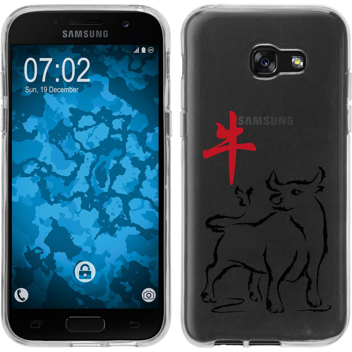 Galaxy A7 (2017) Silikon-Hülle Tierkreis Chinesisch M2 Case