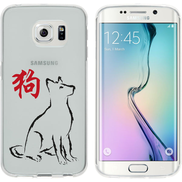 Galaxy S6 Edge Silikon-Hülle Tierkreis Chinesisch M11 Case