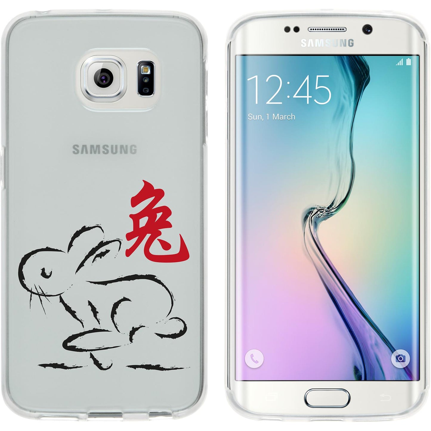 Galaxy S6 Edge Silikon-Hülle Tierkreis Chinesisch M4 Case