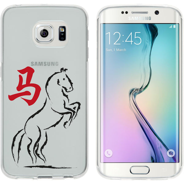 Galaxy S6 Edge Silikon-Hülle Tierkreis Chinesisch M7 Case