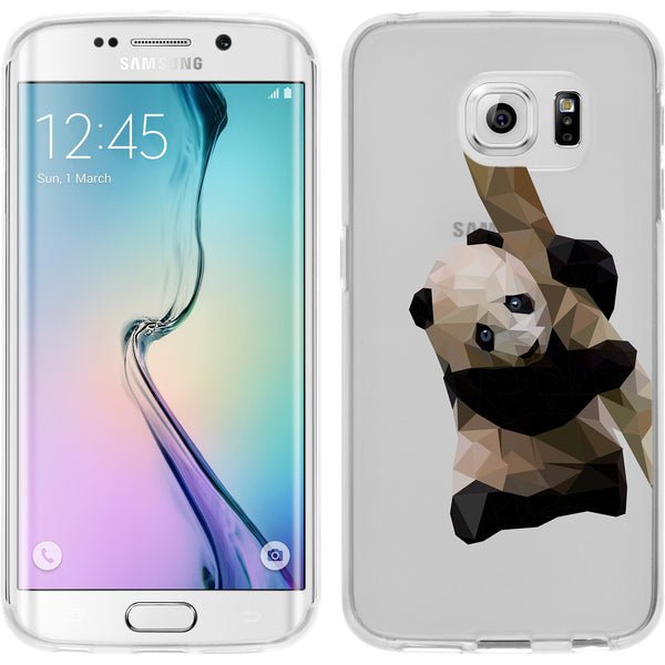 Galaxy S6 Edge Silikon-Hülle Vektor Tiere M4 Case