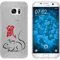 Galaxy S7 Edge Silikon-Hülle Tierkreis Chinesisch M1 Case