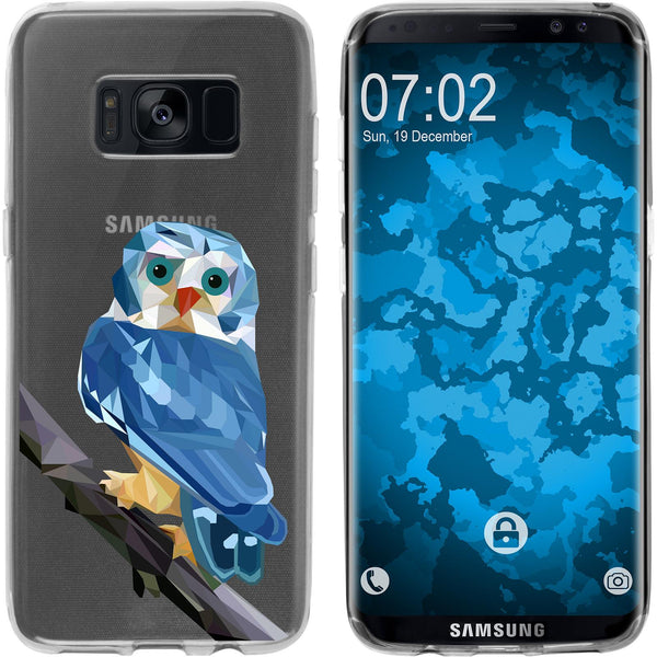 Galaxy S8 Plus Silikon-Hülle Vektor Tiere M1 Case