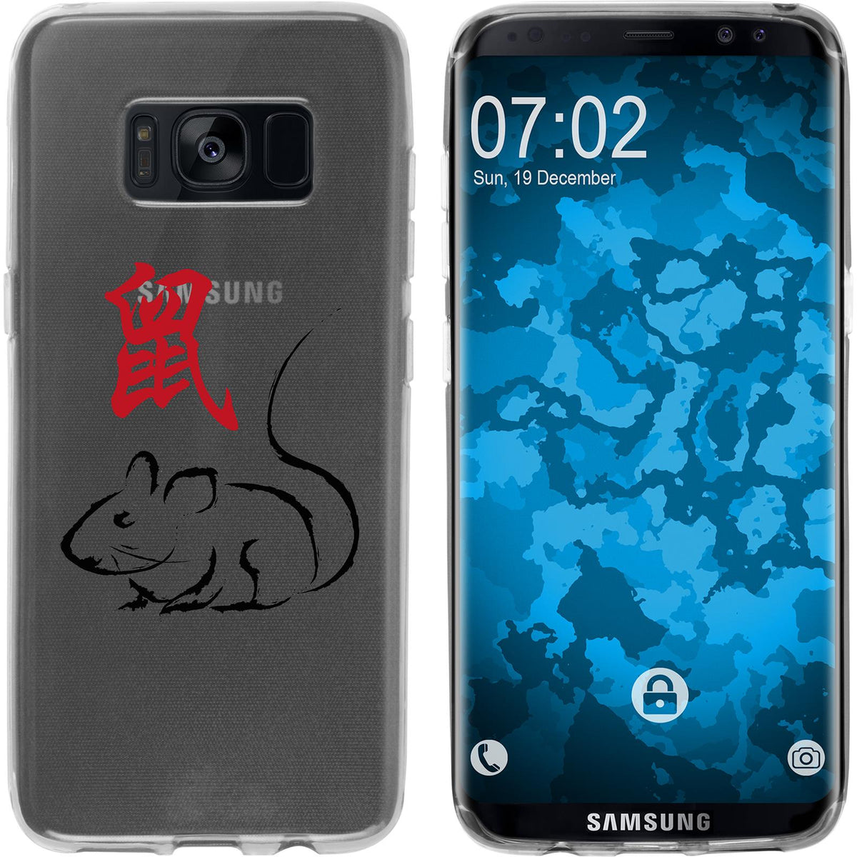Galaxy S8 Silikon-Hülle Tierkreis Chinesisch M1 Case