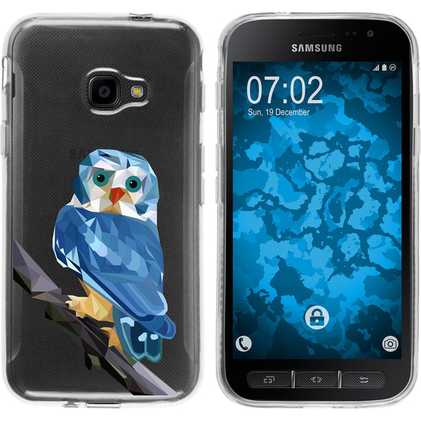 Galaxy Xcover 4 / 4s Silikon-Hülle Vektor Tiere M1 Case