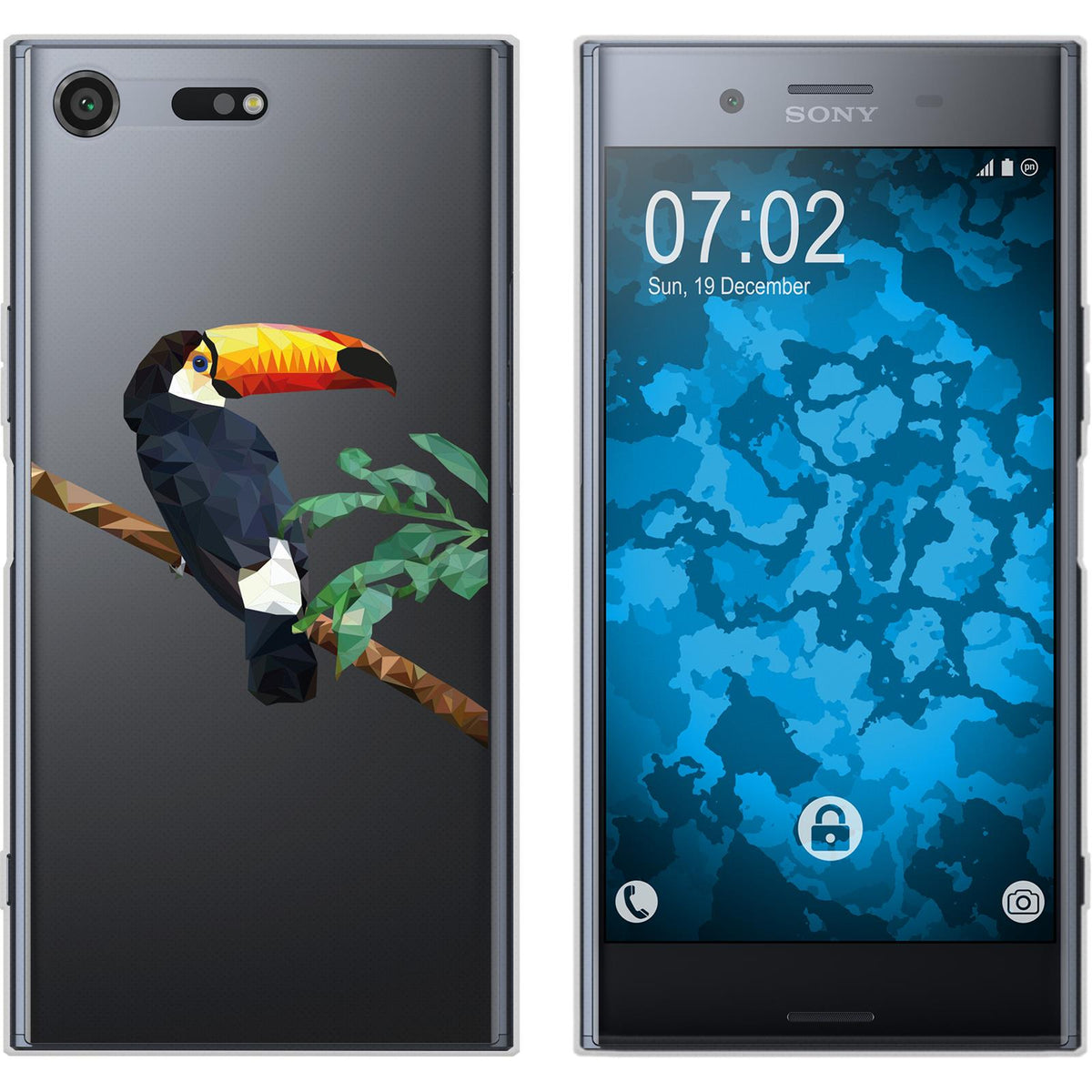 Xperia XZ Premium Silikon-Hülle Vektor Tiere M5 Case