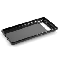PhoneNatic Case kompatibel mit Google Pixel 6 - Schwarz Silikon Hülle crystal-case Cover