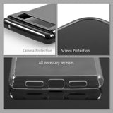PhoneNatic Case kompatibel mit Google Pixel 6 Pro - Schwarz Silikon Hülle crystal-case Cover