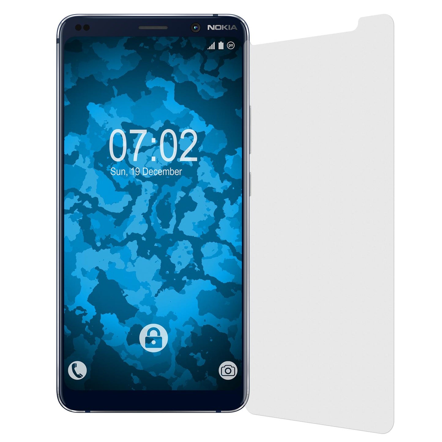 8 x  Nokia 9 PureView Displayschutzfolie matt