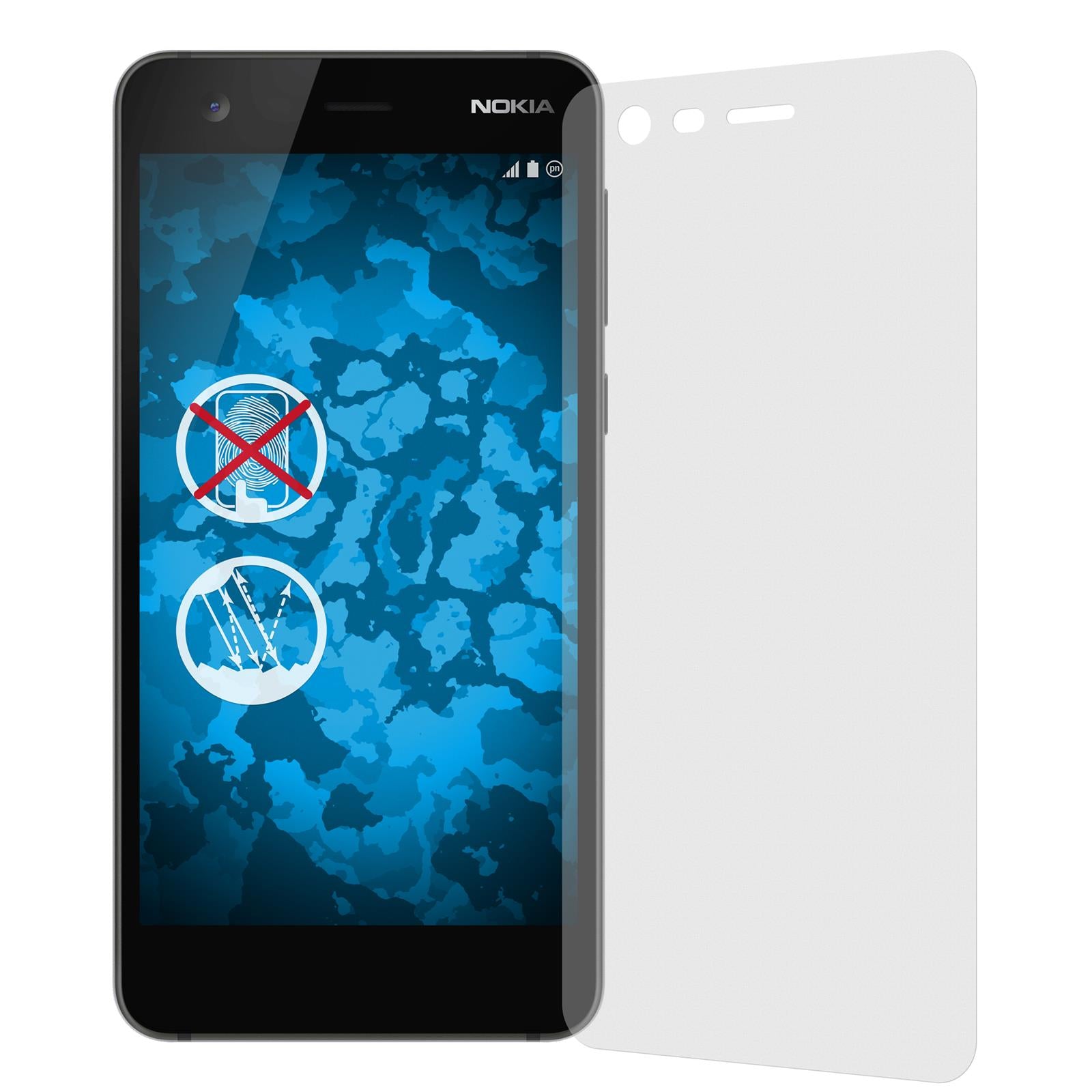 4 x  Nokia 2 Displayschutzfolie matt