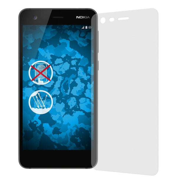 8 x  Nokia 2 Displayschutzfolie matt