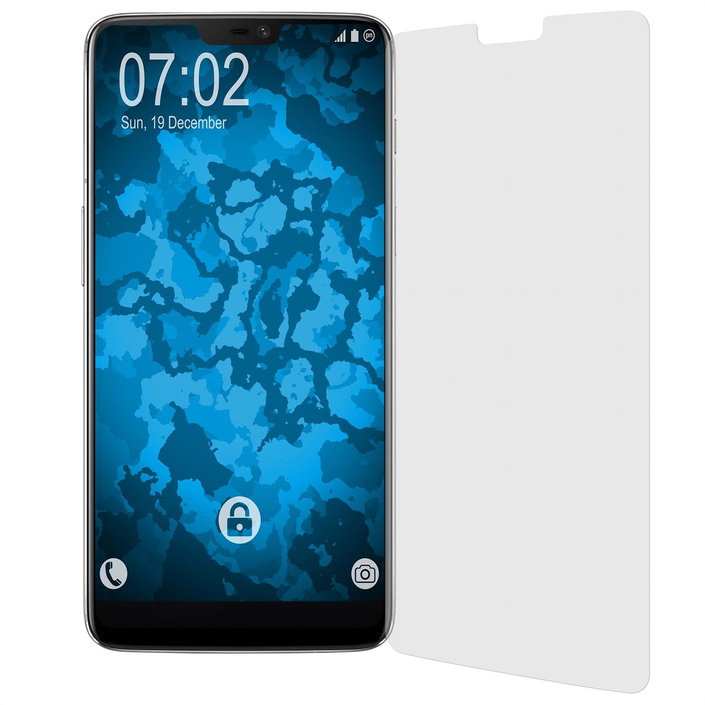 6 x  OnePlus 6 Displayschutzfolie matt