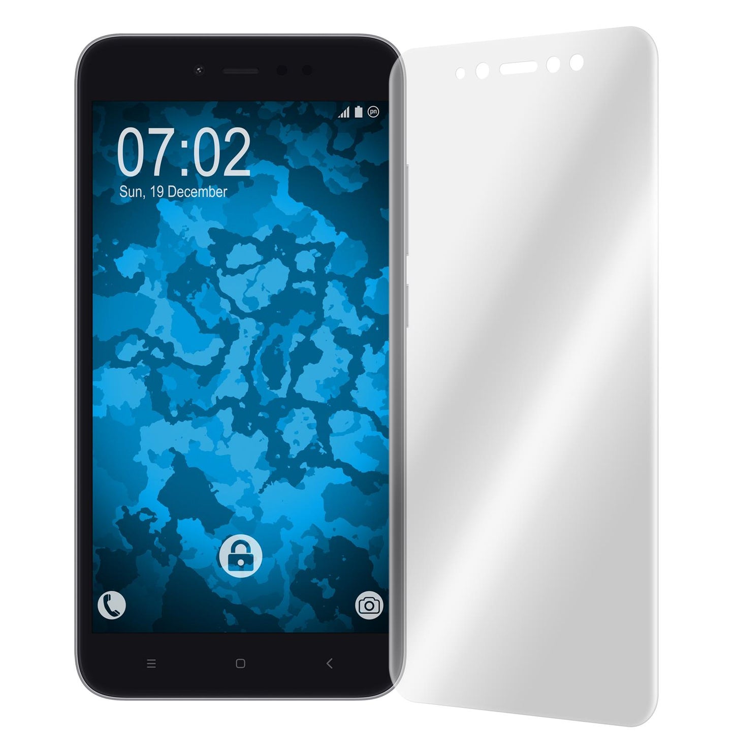 1 x Xiaomi Redmi Note 5A Displayschutzfolie klar Flexible Fo