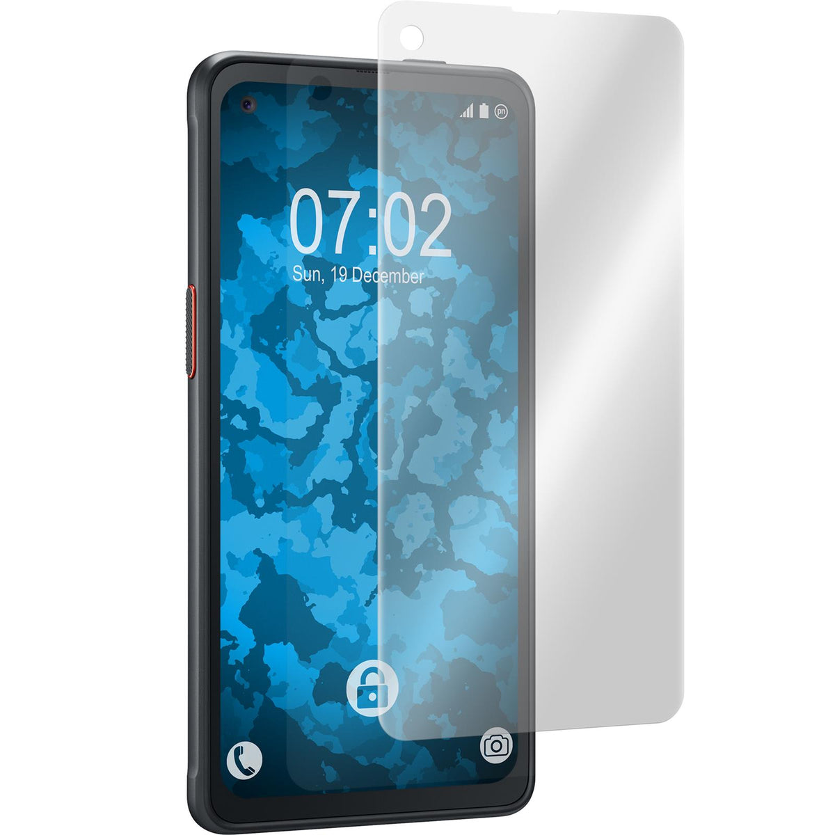 4 x Samsung Galaxy Xcover Pro Displayschutzfolie klar Flexib
