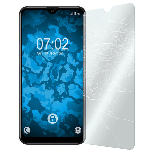 2 x Samsung Galaxy A10s Glas-Displayschutzfolie klar