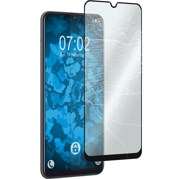1 x Samsung Galaxy A50 Glas-Displayschutzfolie klar full-scr