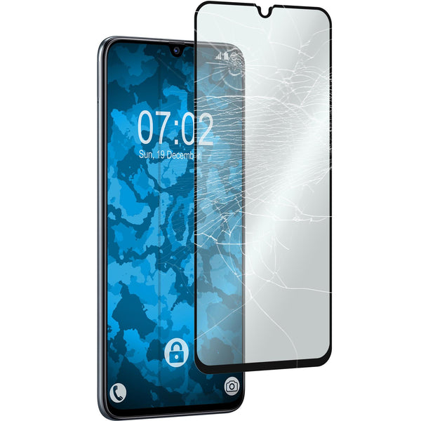 2 x Samsung Galaxy A70 Glas-Displayschutzfolie klar full-scr