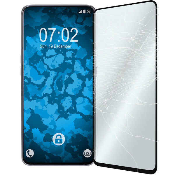 1 x Samsung Galaxy A80 Glas-Displayschutzfolie klar full-scr