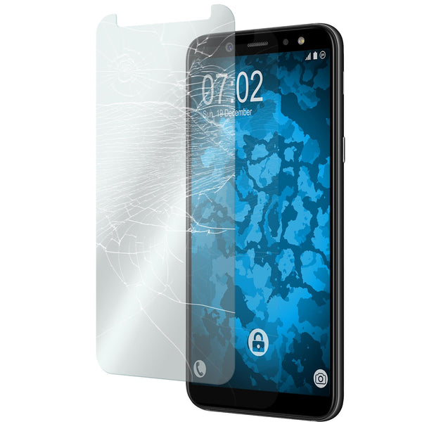3 x Samsung Galaxy A6 (2018) Glas-Displayschutzfolie klar