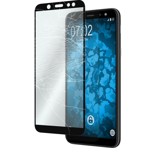 1 x Samsung Galaxy A6 (2018) Glas-Displayschutzfolie klar fu