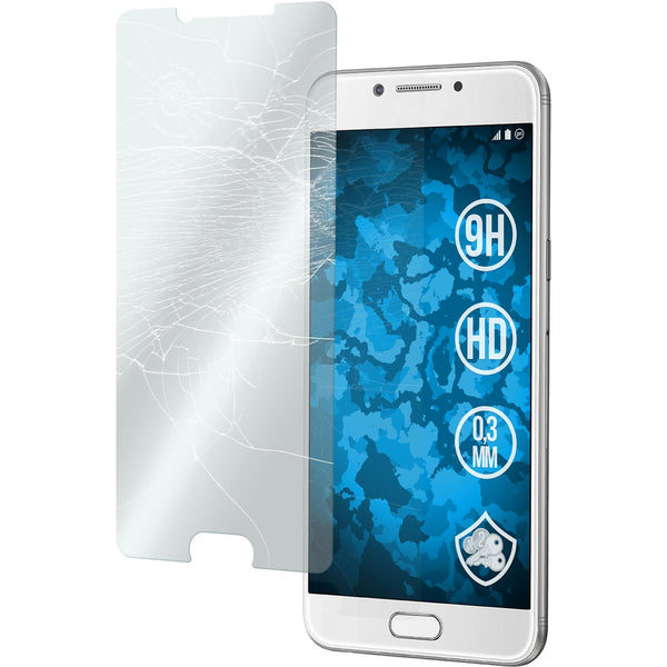 2 x Samsung Galaxy C5 Pro Glas-Displayschutzfolie klar
