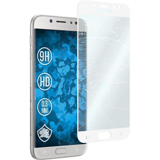 1 x Samsung Galaxy J7 2017 Glas-Displayschutzfolie klar full