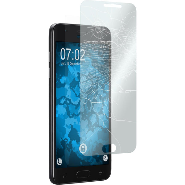 2 x Samsung Galaxy J7 (2018) Glas-Displayschutzfolie klar