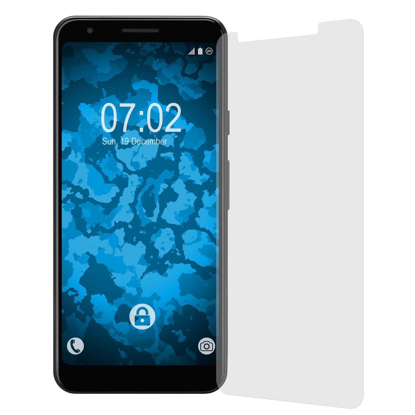 6 x Google Pixel 3a Displayschutzfolie matt