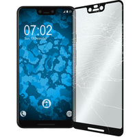 1 x Google Pixel 3 XL Glas-Displayschutzfolie klar full-scre