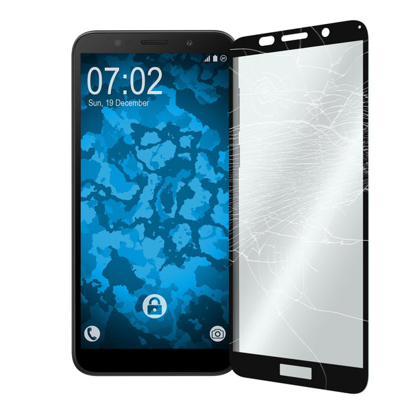 1 x Huawei Honor 7s Glas-Displayschutzfolie klar full-screen