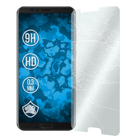 1 x Huawei Honor View 10 Glas-Displayschutzfolie klar