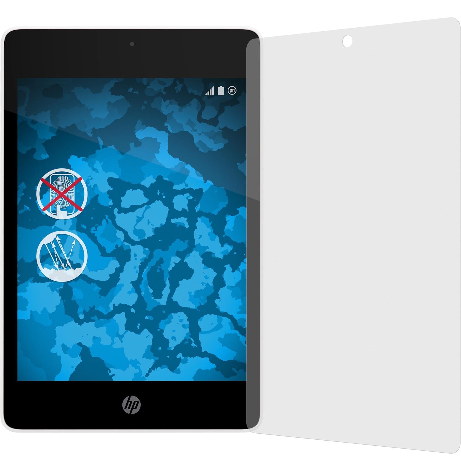 2 x HP Slate 8 Pro Displayschutzfolie matt