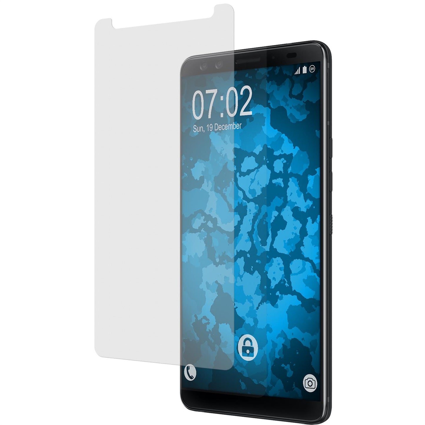4 x HTC U12+ Displayschutzfolie matt