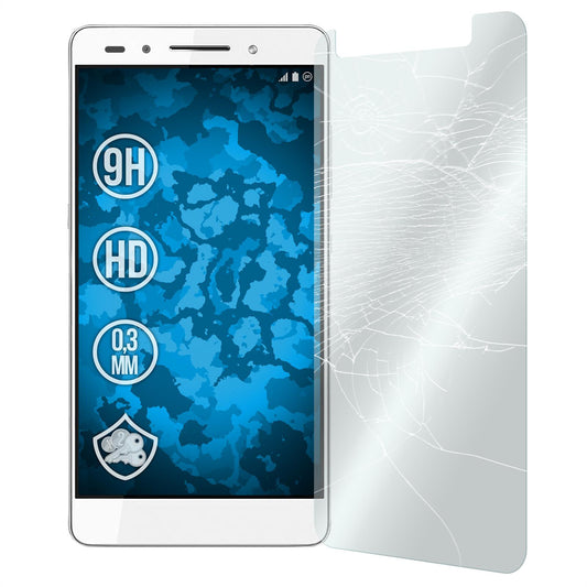 3 x Huawei Honor 7 Glas-Displayschutzfolie klar