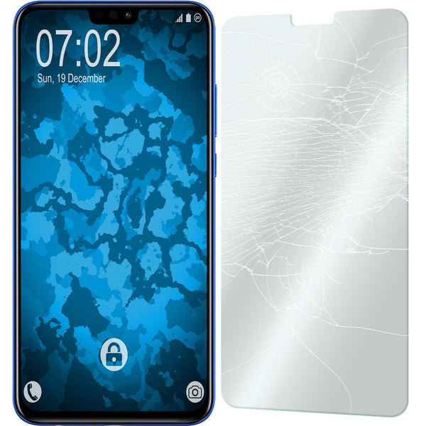 3 x Huawei Honor 8X Glas-Displayschutzfolie klar