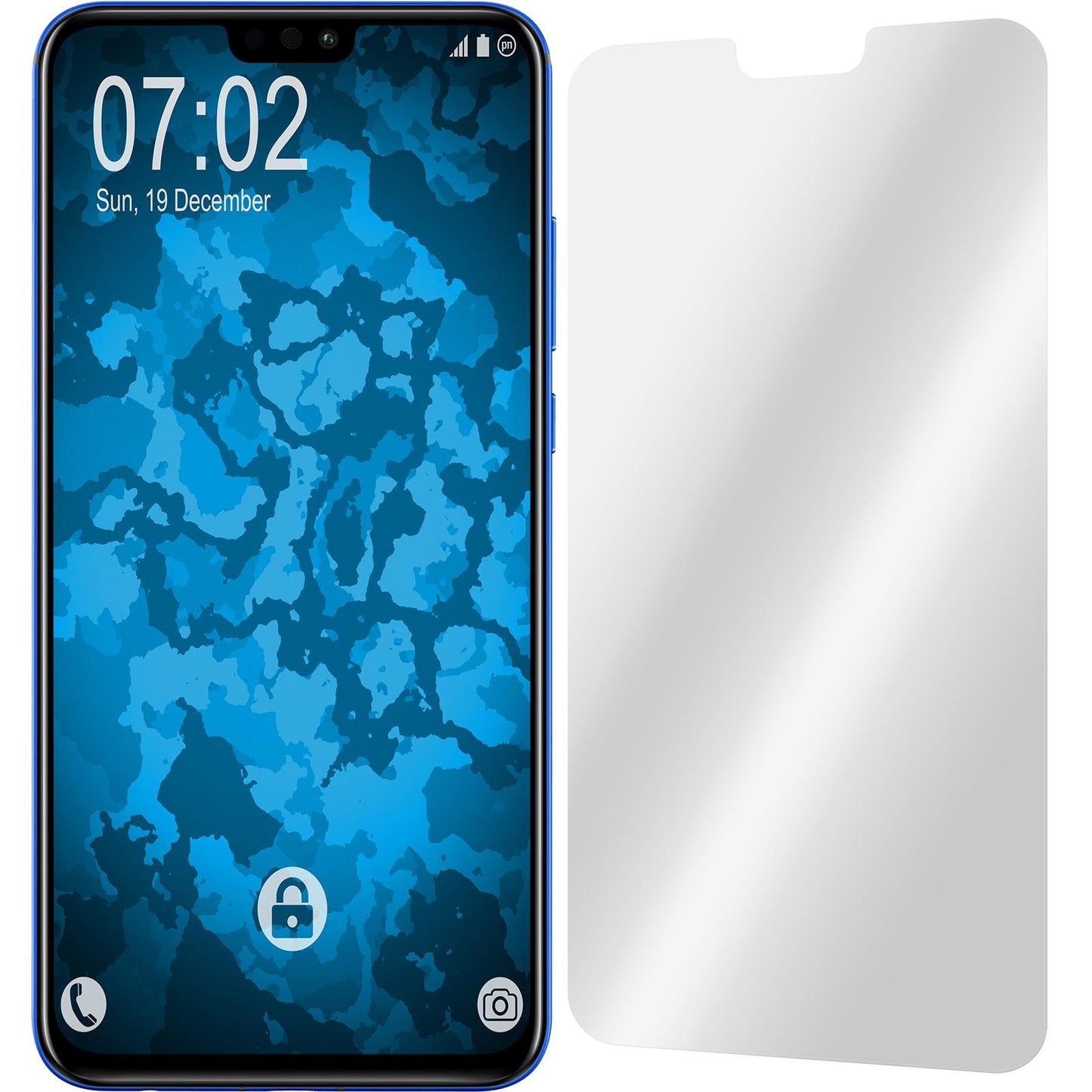 6 x Huawei Honor 8X Displayschutzfolie klar