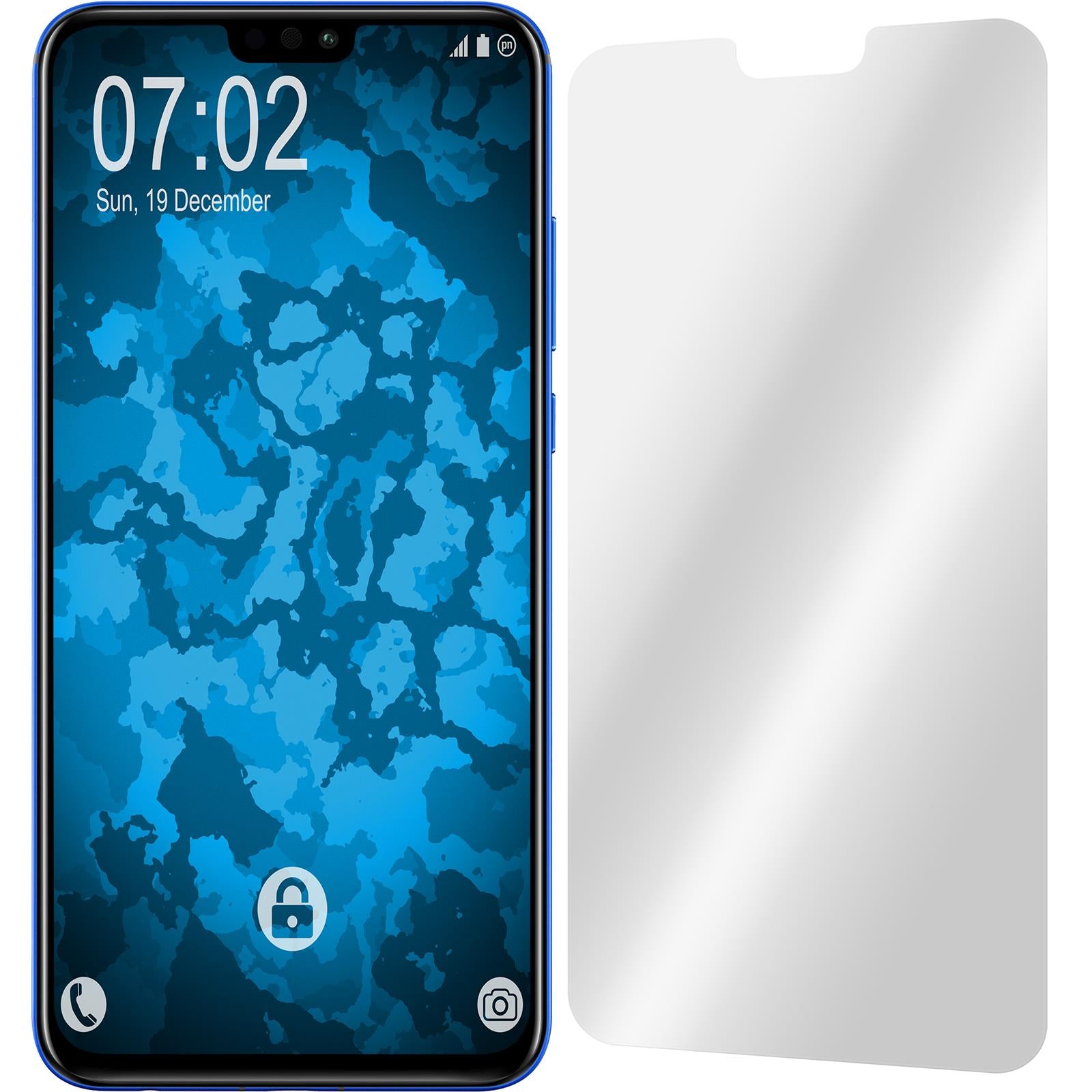 6 x Huawei Honor 8X Displayschutzfolie klar