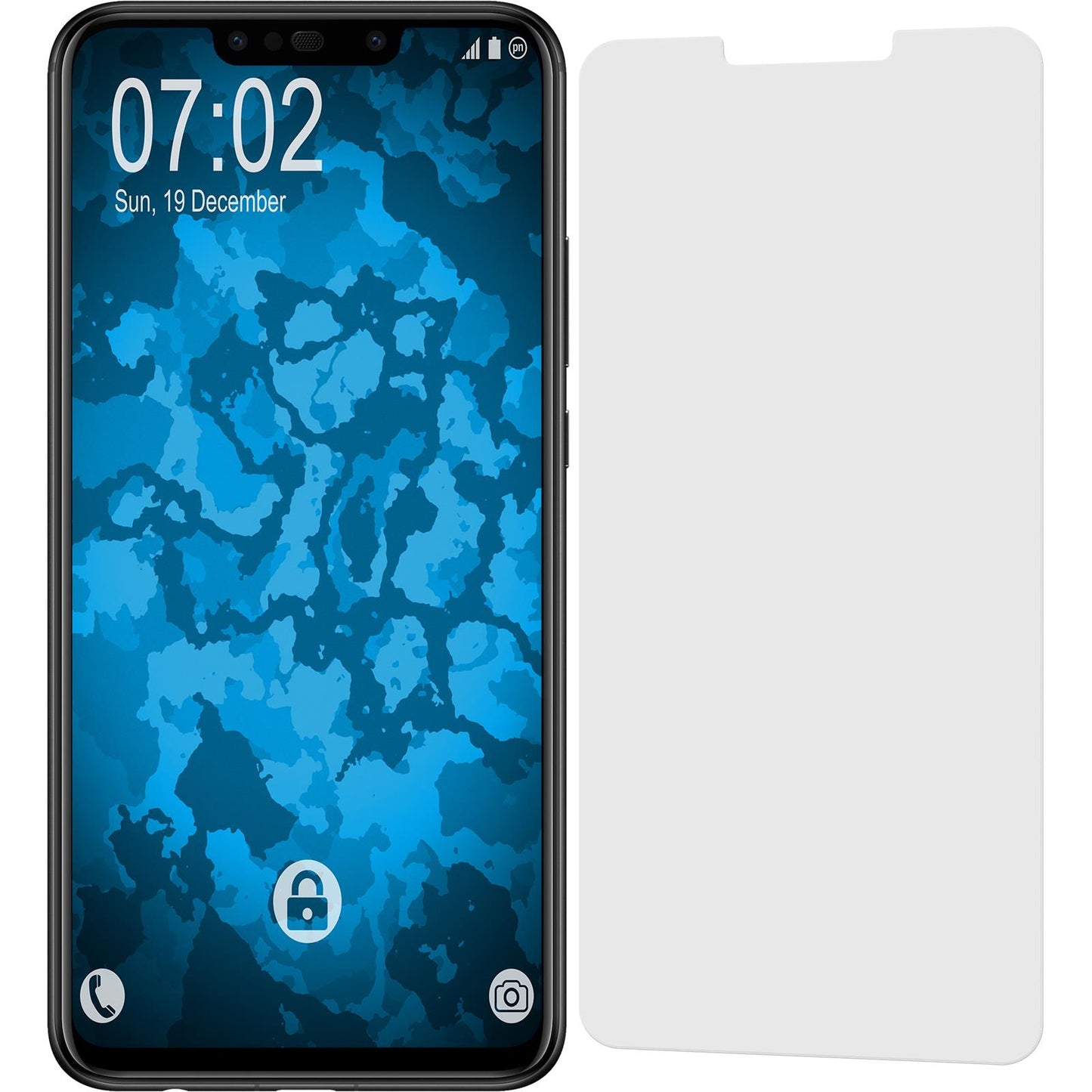 6 x Huawei P Smart+ Displayschutzfolie matt
