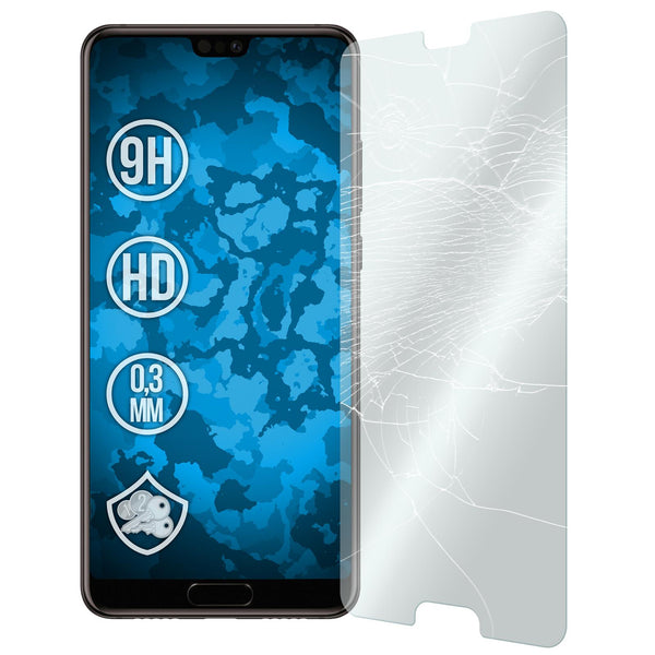 2 x Huawei P20 Glas-Displayschutzfolie klar
