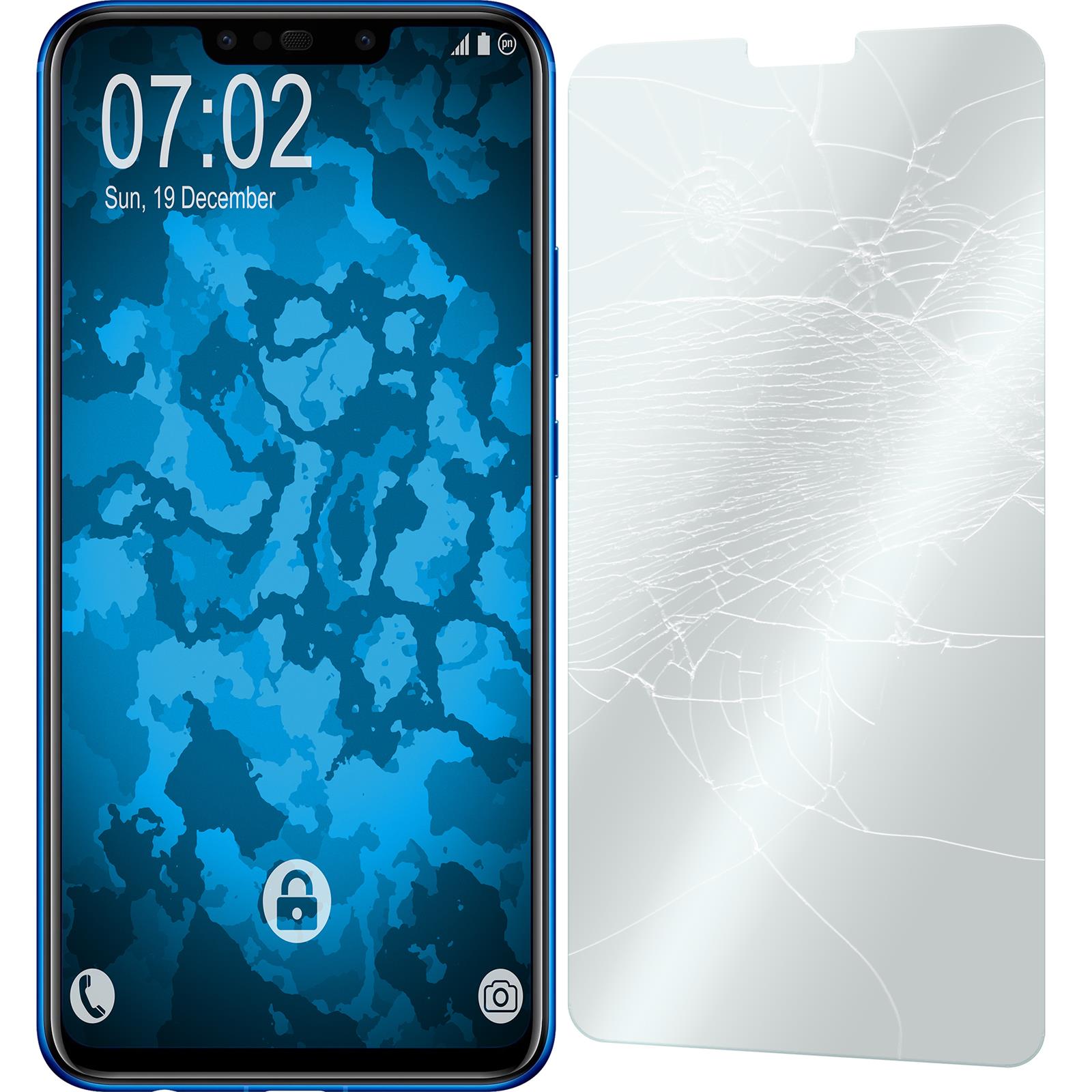 1 x Huawei Y9 (2019) Glas-Displayschutzfolie klar