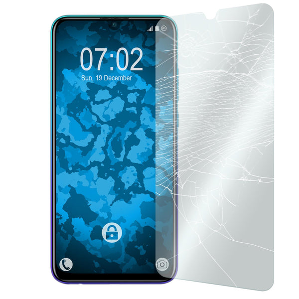 2 x Huawei P Smart 2020 Glas-Displayschutzfolie klar