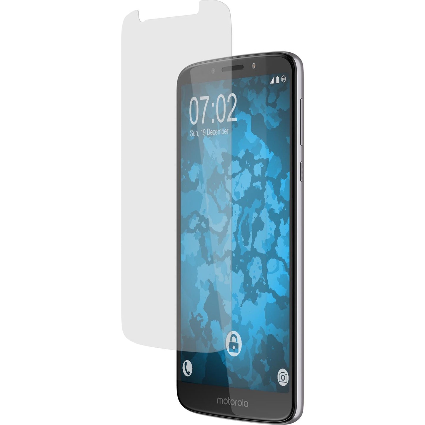 2 x Motorola Moto E5 (5th Gen) Displayschutzfolie matt