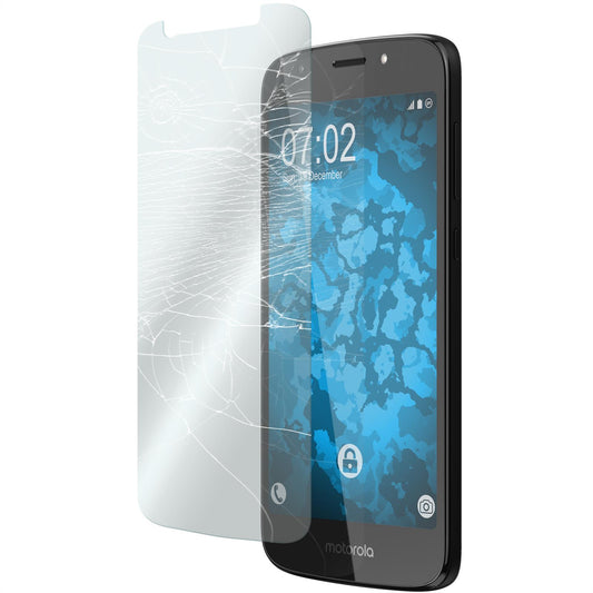 2 x Motorola Moto E5 Play Go Glas-Displayschutzfolie klar