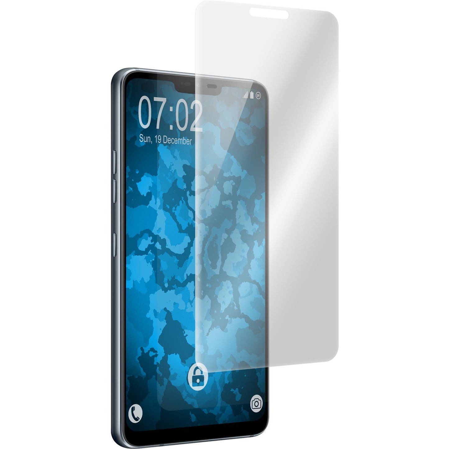 4 x LG G7 ThinQ Displayschutzfolie klar Flexible Folien